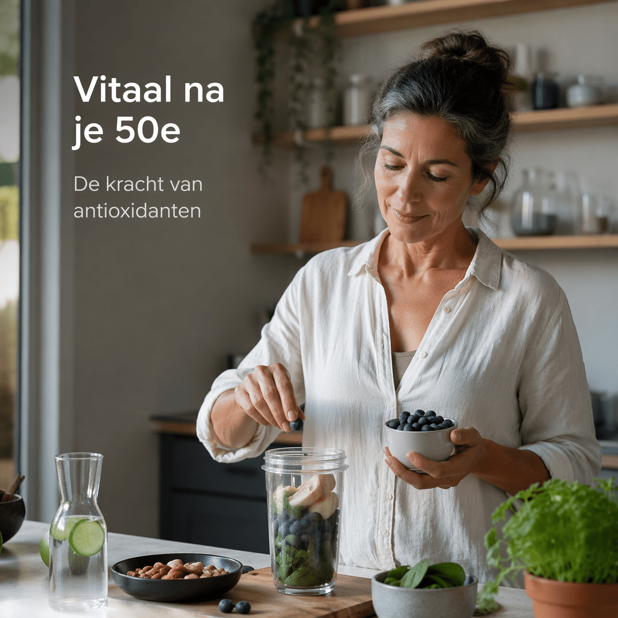 Vitaliteit behouden na je 50e: De rol van antioxidanten