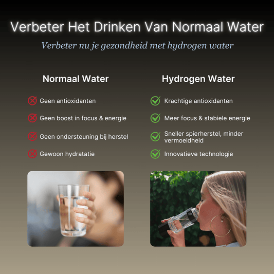 Goedkope vs. Premium: Waarom de Vipes Hydrogen Water Bottle de Slimme Keuze is voor Gezondheid