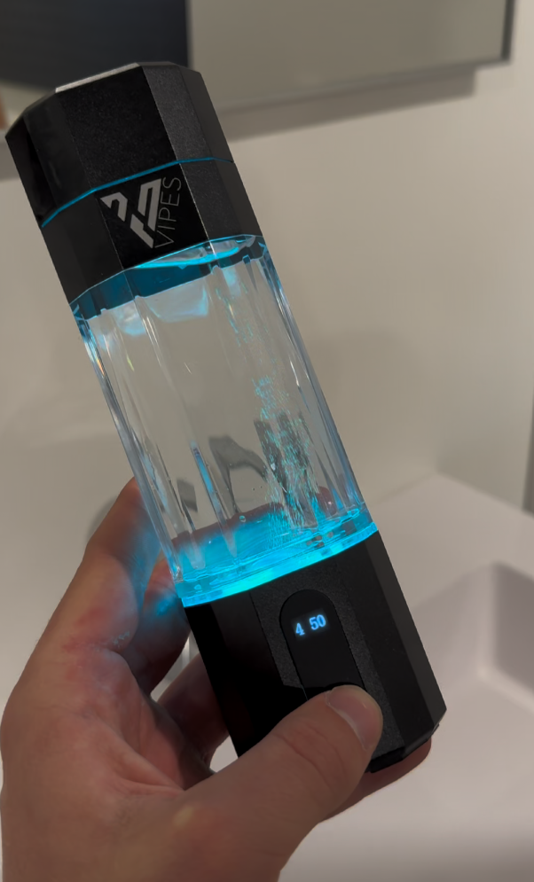 Kies een cyclus op de Vipes Hydrogen Fles
