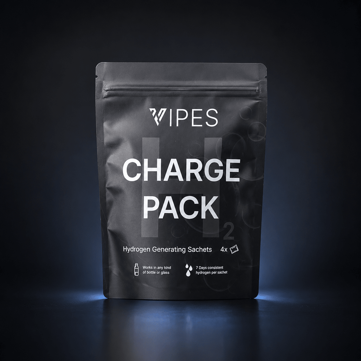 Vipes H₂ Charge Pack - Sachets that convert regular water into hydrogen water