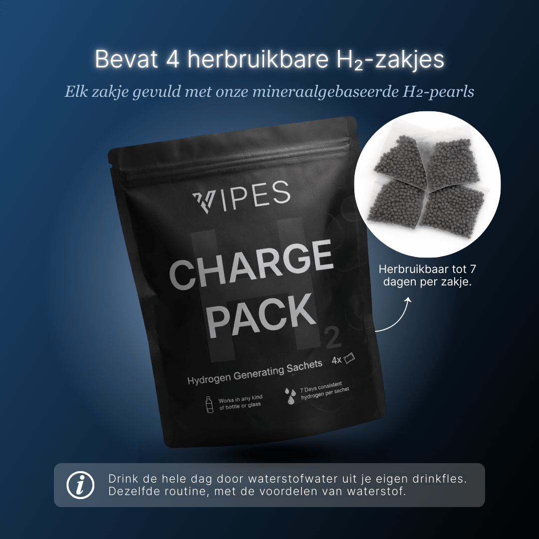 Vipes H₂ Charge Pack - Zakjes die gewoon water omzetten in waterstofwater