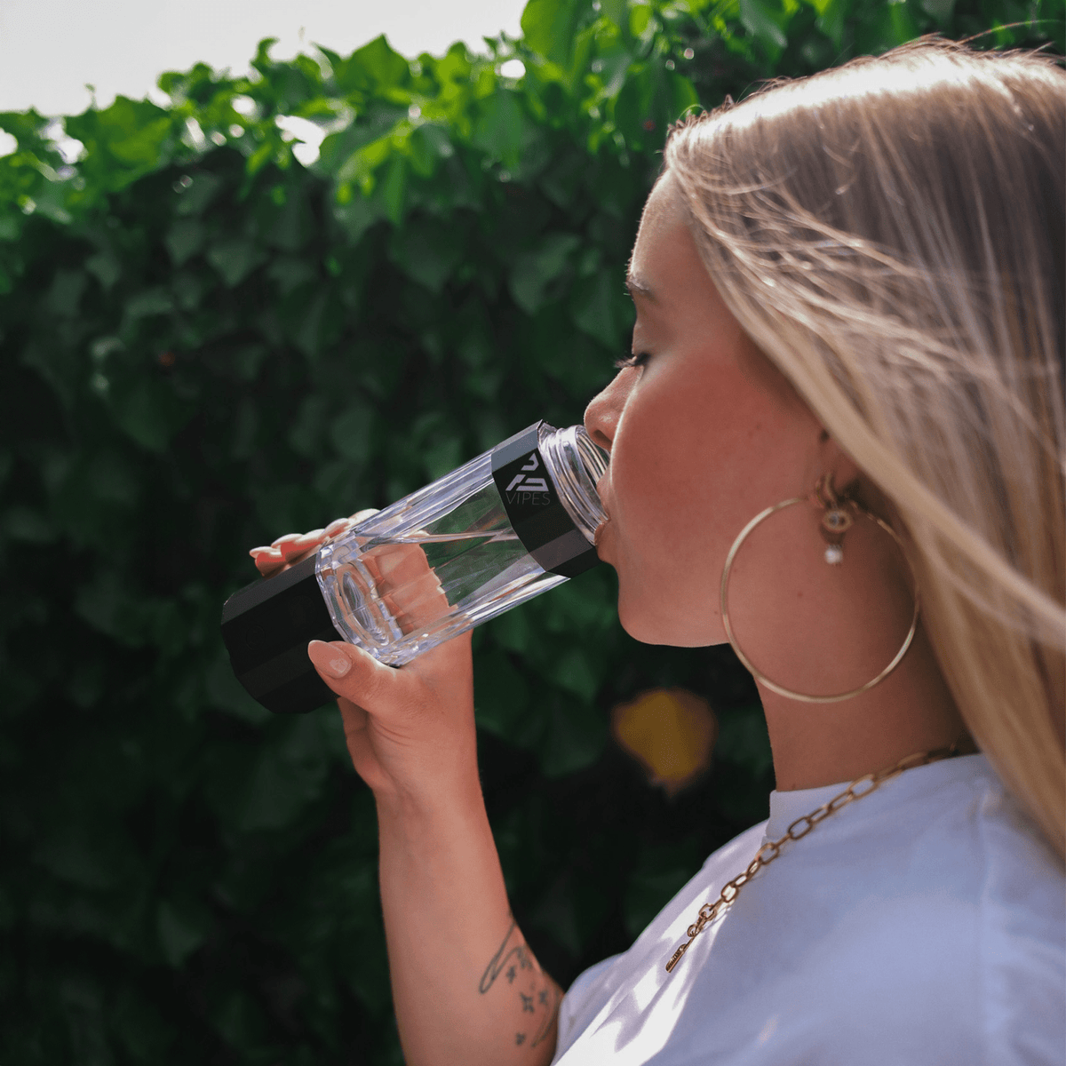 Drink vers waterstofwater uit de Vipes Hydrogen Fles