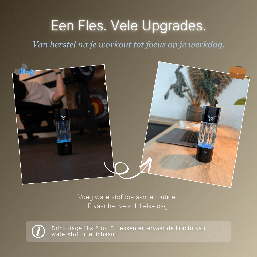 Vipes Hydrogen Water Fles – Meer Energie en Betere Focus