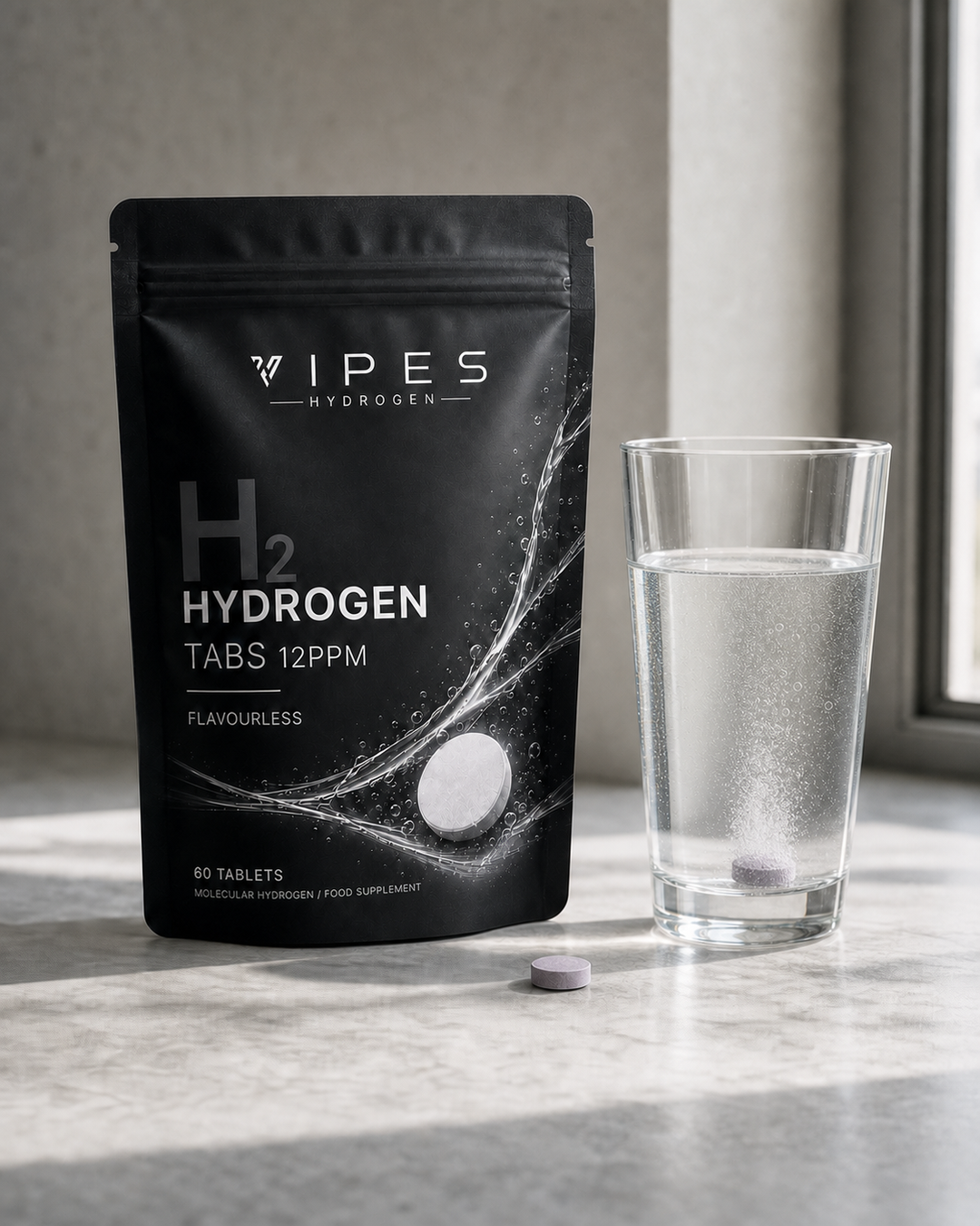 Vipes H2 Tabs hydrogen water ritual